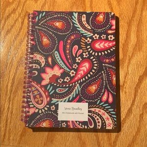 Vera Bradley mini notebook with pocket